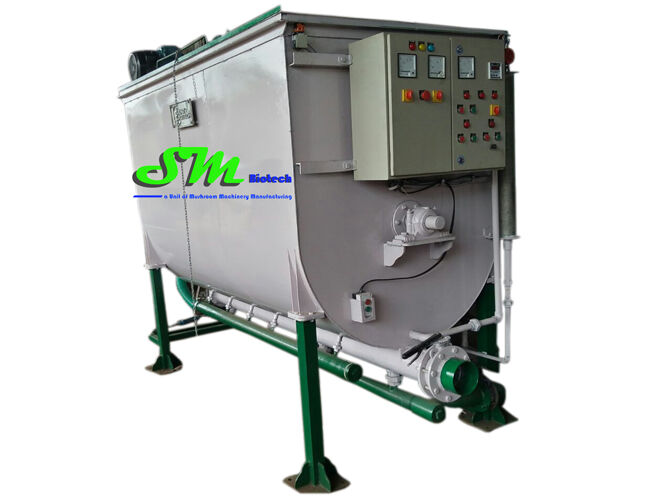 26Straw Pasteurization Spawn Mixing & Bag Filling Machine