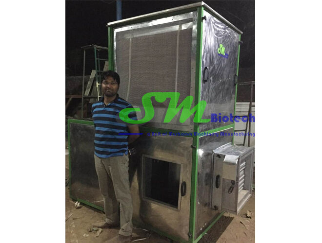 2Mushroom Growing Room Air Handling Unit in Stainless Steel